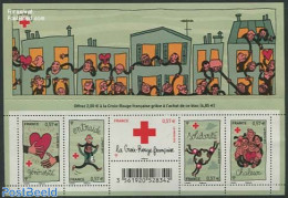 France 2012 Red Cross 5v M/s, Mint NH, Health - Red Cross - Ongebruikt