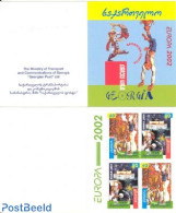 Georgia 2002 Europa, Circus Booklet, Mint NH, History - Performance Art - Europa (cept) - Circus - Stamp Booklets - Circus