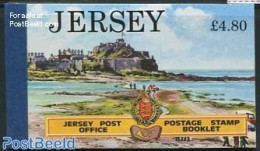 Jersey 1991 Definitives Booklet, Mint NH, Stamp Booklets - Art - Castles & Fortifications - Unclassified