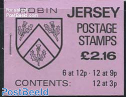 Jersey 1984 Coat Of Arms Booklet (2.16), Mint NH, History - Coat Of Arms - Stamp Booklets - Ohne Zuordnung