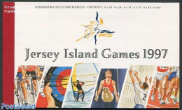 Jersey 1997 Jersey Island Games Prestige Booklet, Mint NH, Sport - Athletics - Cycling - Gymnastics - Sailing - Shooti.. - Athlétisme