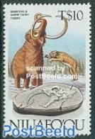 Niuafo'ou 1993 Earth Development 1v, Mammoth, Mint NH, Nature - Prehistoric Animals - Prehistorisch