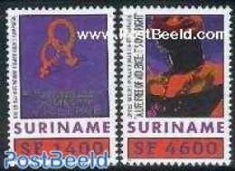 Suriname, Republic 2001 UNIFEM 2v, Mint NH, History - Women - Unclassified
