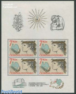 Czechoslovkia 1985 KSZE Conference S/s, Mint NH, History - Europa Hang-on Issues - Flags - Otros & Sin Clasificación