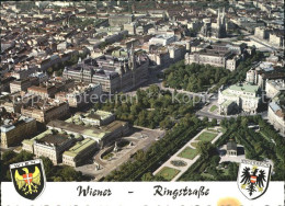 72238342 Wien Fliegeraufnahme Ringstrasse Parlament Rathaus Universitaet   - Sonstige & Ohne Zuordnung