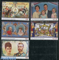 Ascension 2013 Diamond Jubilee 5v, Mint NH, History - Kings & Queens (Royalty) - Familias Reales