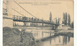 69 // CHAZAY D AZERGUES   Pont Suspendu De Chazay Les Chères - Au Rendez Vous Des Pecheurs / Pêche - Sonstige & Ohne Zuordnung