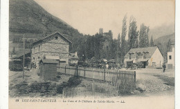 65 // LUZ SAINT SAUVEUR   La Gare Et Le Château De Sainte Marie  18 - Luz Saint Sauveur