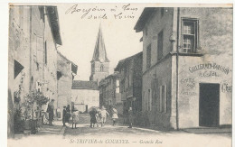 01 // SAINT TRIVIER DE COURTES    Grande Rue  / GUILLRTMIN BOISSON / Clocher Au Fond - Non Classés