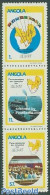 Angola 1985 Development 3v [::], Mint NH, History - Various - Flags - Maps - Aardrijkskunde