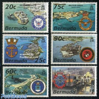 Bermuda 1995 Military Fortifications 6v, Mint NH, Art - Castles & Fortifications - Castillos