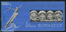 Russia, Soviet Union 1962 Cosmonauts S/s, Mint NH, Transport - Space Exploration - Unused Stamps