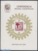 Chile 1960 Rotary Imperforated Sheet, Mint NH, Various - Rotary - Rotary, Club Leones