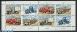 Iceland 1992 Stamp Day M/s, Mint NH, Transport - Stamp Day - Automobiles - Unused Stamps