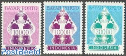 Indonesia 2003 Postage Due 3v, Mint NH - Indonesien