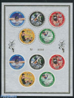 New Zealand 1996 Olympic Games M/s, Limited Edition With Perforated & Imperforated Set, Mint NH, Sport - Various - Cyc.. - Nuovi