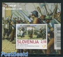 Slovenia 2013 Farmers Uprising Of 1713 S/s, Mint NH, History - Nature - History - Horses - Eslovenia