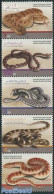 United Arab Emirates 2012 Desert Snakes 5v, Mint NH, Nature - Reptiles - Snakes - Other & Unclassified