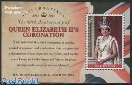 Isle Of Man 2013 Elizabeth II Coronation S/s, Mint NH, History - Kings & Queens (Royalty) - Koniklijke Families