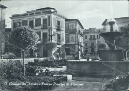 Cr573 Cartolina S.giorgio Del Sannio Piazza Principe Di Piemonte  Benevento - Benevento
