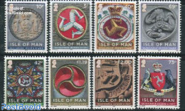 Isle Of Man 2013 Coat Of Arms 8v, Mint NH, History - Coat Of Arms - Man (Eiland)