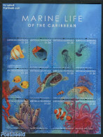 Antigua & Barbuda 2012 Marine Life 12v M/s, Mint NH, Nature - Fish - Turtles - Fishes