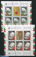 Bulgaria 2013 Europa, Postal Transport 2 M/s, Mint NH, History - Transport - Europa (cept) - Post - Automobiles - Nuevos