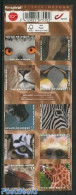 Belgium 2013 Antwerp Zoo 10v S-a In Booklet, Mint NH, Nature - Animals (others & Mixed) - Cat Family - Elephants - Gir.. - Ongebruikt