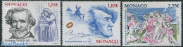 Monaco 2013 Composers 3v, Mint NH, Performance Art - Dance & Ballet - Music - Theatre - Unused Stamps