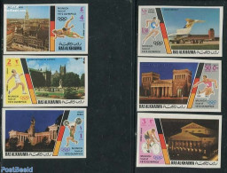 Ras Al-Khaimah 1972 Olympic Games 6v, Imperforated, Mint NH, Sport - Transport - Cycling - Olympic Games - Sport (othe.. - Wielrennen