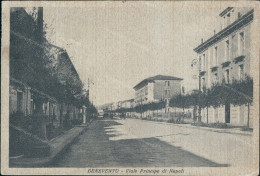 Cr565 Cartolina  Benevento Citta' Viale Principe Di Napoli 1936 Campania - Benevento