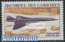 Comoros 1969 Concorde 1v, Mint NH, Transport - Concorde - Aircraft & Aviation - Concorde