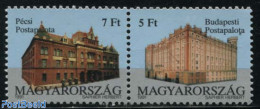 Hungary 1991 CEPT Membership 2v [:], Mint NH, History - Europa Hang-on Issues - Post - Art - Architecture - Ongebruikt