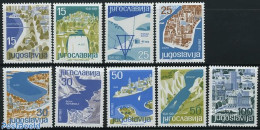Yugoslavia 1962 Tourism 9v, Mint NH, Nature - Various - Water, Dams & Falls - Tourism - Nuevos
