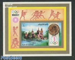 Ras Al-Khaimah 1972 Olympic Games S/s, Imperforated, Mint NH, Sport - Olympic Games - Ras Al-Khaimah
