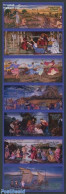 Saint Pierre And Miquelon 2013 Church Frescoes 7v M/s, Mint NH, Religion - Transport - Religion - Ships And Boats - Ar.. - Bateaux