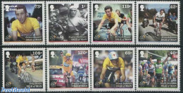 Isle Of Man 2013 Tour De France 8v, Mint NH, Sport - Transport - Cycling - Sport (other And Mixed) - Automobiles - Mot.. - Cyclisme