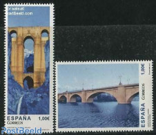 Spain 2013 Bridges 2v, Mint NH, Art - Bridges And Tunnels - Unused Stamps