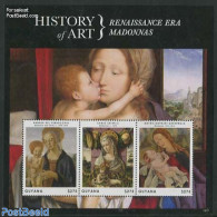 Guyana 2013 History Of Art 3v M/s, Renaissance Era Madonnas, Mint NH, Art - Paintings - Guyana (1966-...)