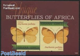 Ghana 2012 Unique Butterflies Of Africa S/s, Mint NH, Nature - Butterflies - Sonstige & Ohne Zuordnung