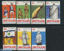 Antigua & Barbuda 1976 US Bicentenary 7v, Mint NH, History - Transport - Various - US Bicentenary - Ships And Boats - .. - Schiffe