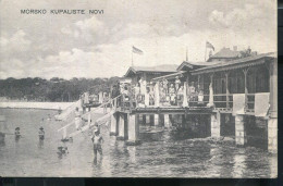 CROATIA MORSKO KUPALISTE NOVI ....1910 VINTAGE POSTCARD... - Croatie