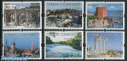 Türkiye 2013 Tourism, Antalya 6v, Mint NH, Nature - Transport - Various - Water, Dams & Falls - Ships And Boats - Tou.. - Altri & Non Classificati