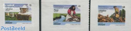 Uruguay 2013 Rural Rights 3v S-a, Mint NH, Nature - Bees - Fish - Insects - Trees & Forests - Peces