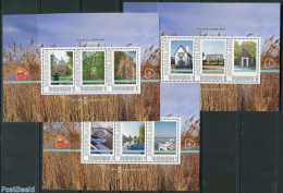 Netherlands - Personal Stamps TNT/PNL 2012 Filateliebeurs Loosdrecht 3 S/s, Mint NH, Nature - Transport - Gardens - Ph.. - Schiffe