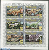 Togo 1994 Preh. Animals 6v M/s, Mint NH, Nature - Prehistoric Animals - Préhistoriques