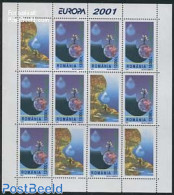 Romania 2001 Europa, Water M/s, Mint NH, History - Nature - Europa (cept) - Water, Dams & Falls - Nuovi