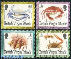 Virgin Islands 1997 Crabs 4v, Mint NH, Nature - Shells & Crustaceans - Crabs And Lobsters - Mundo Aquatico