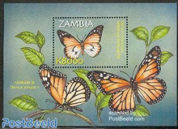 Zambia 2002 African Monarch S/s, Mint NH, Nature - Butterflies - Zambie (1965-...)