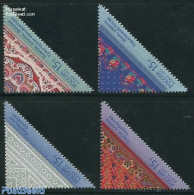 Russia 2013 Sjawls 4v, Mint NH, Various - Textiles - Textiel